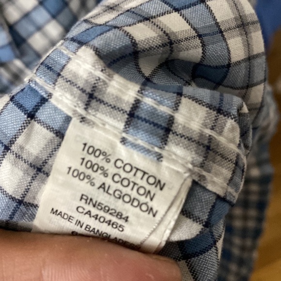 The Children’s Place Plaid Button Down 18M - Picture 6 of 8